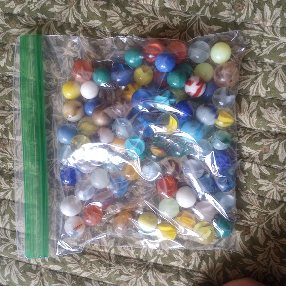 Colorful Glass Marbles Collection - Picture 2 of 2